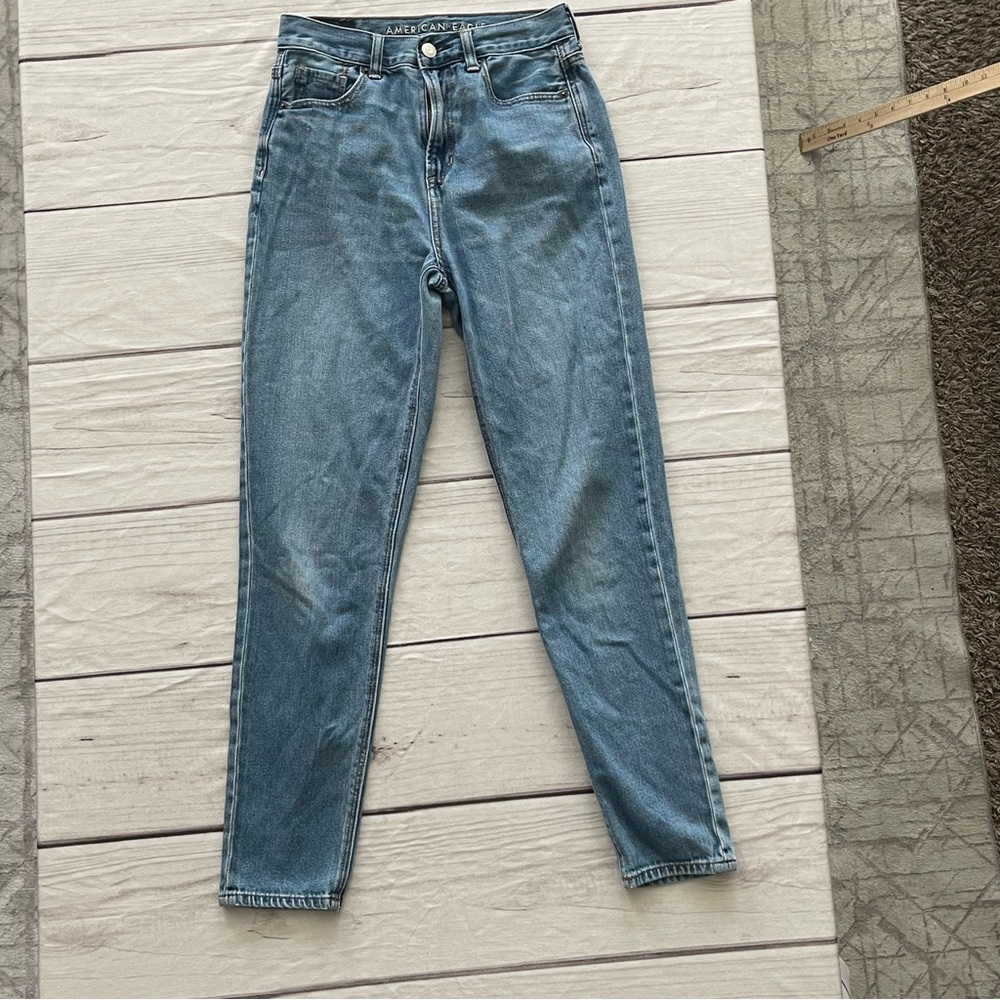 American Eagle Outfitters Blue Straight Leg Jeans Vintage Style